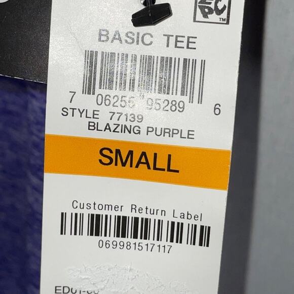 Ideology Rapidry Heathered Performance T-shirt purple, Small - Picture 5 of 11